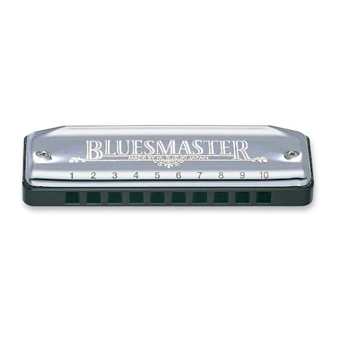 Suzuki Bluesmaster 10-hole diatonic harmonica set (G, A, Bb, C, D, F)