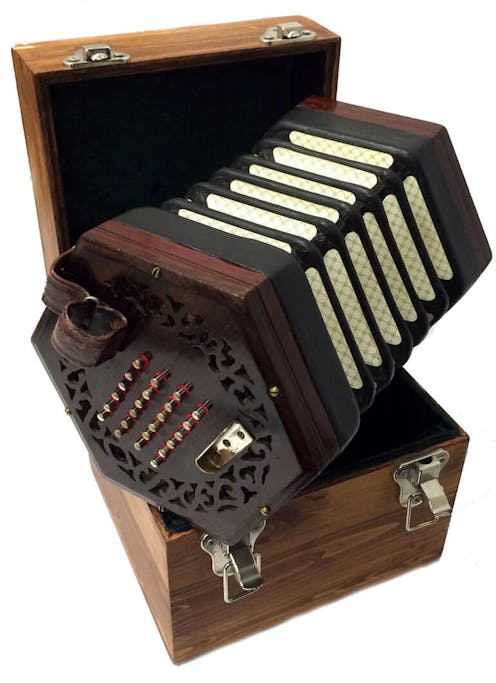 Restored Lachenal 48 Key English Concertina