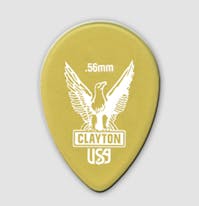 Clayton Picks Ultem Tortoise Small Teardrop