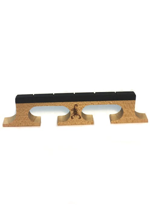scorpion 5-string maple banjo bridge