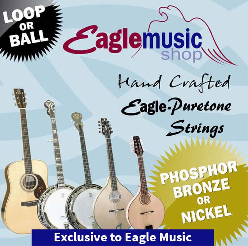 Hand crafted instrument strings exclusive to Eagle Music and made