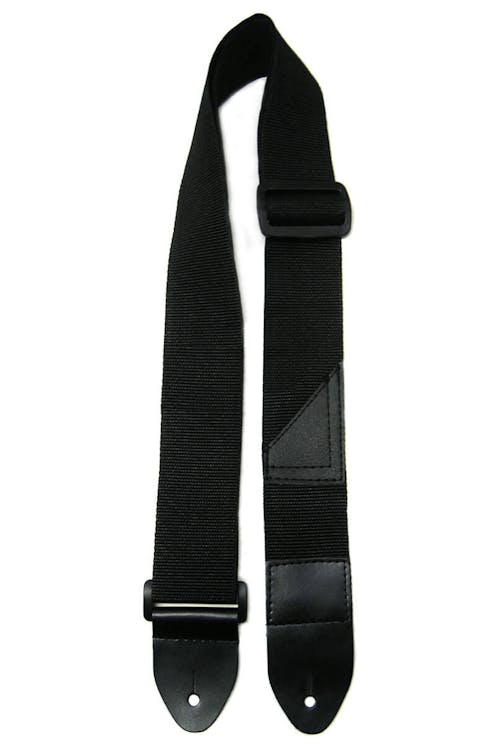 Leader Banjo Co 2" Black Webbing Instrument Strap