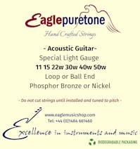 Eagle-Puretone Acoustic Guitar Strings Special Light 11,15,22w,30w,40w,50w
