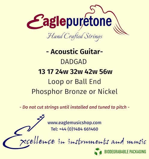 Eagle-Puretone Acoustic Guitar Strings DADGAD 13,17,24w,32w,42w,56w