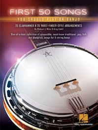 Hal Leonard First 50 Songs You Should Play On Banjo Book