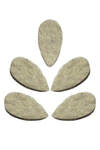 Leader Banjo Co Felt Uke or Banjo Plectrum - Pack of Five