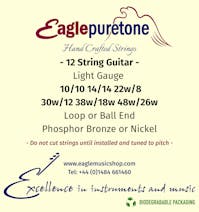 Eagle-Puretone 12 String Light 10/10, 14/14, 22w/08, 30w/12, 38w/18w, 48w/26w