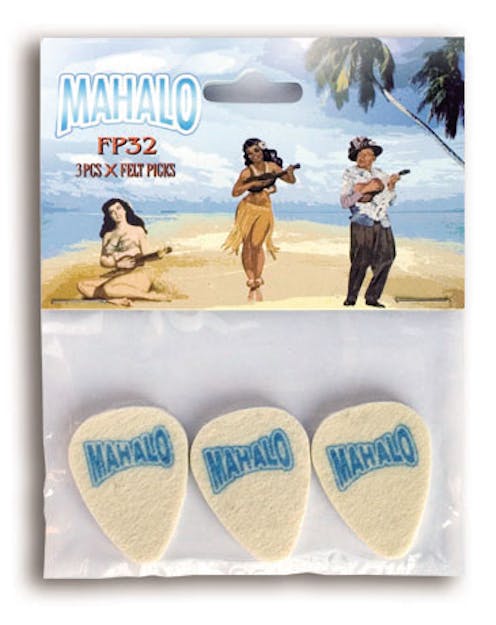Mahalo Mahalo Felt Uke or Banjo Plectrum
