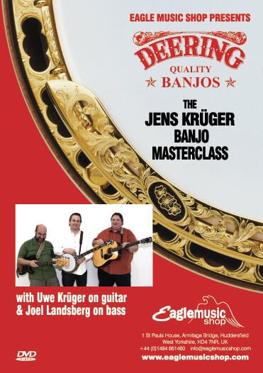 The Jens Kruger Banjo Masterclass DVD recorded at Eagle Music Shop