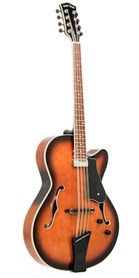 Gold Tone Mandocello with Hardshell Case