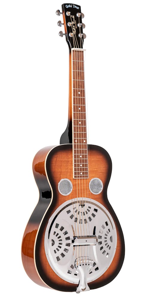 Gold Tone PBS Paul Beard Signature Series Square Neck Resonator with Hard Case
