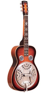 Gold Tone PBS-D Paul Beard Signature Series Deluxe Square Neck Resonator with Hard Case