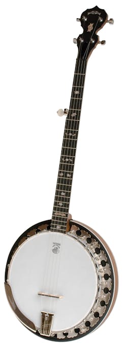 Deering Banjo Company Calico 5-String Banjo With 3 Spikes With Hardshell  Case