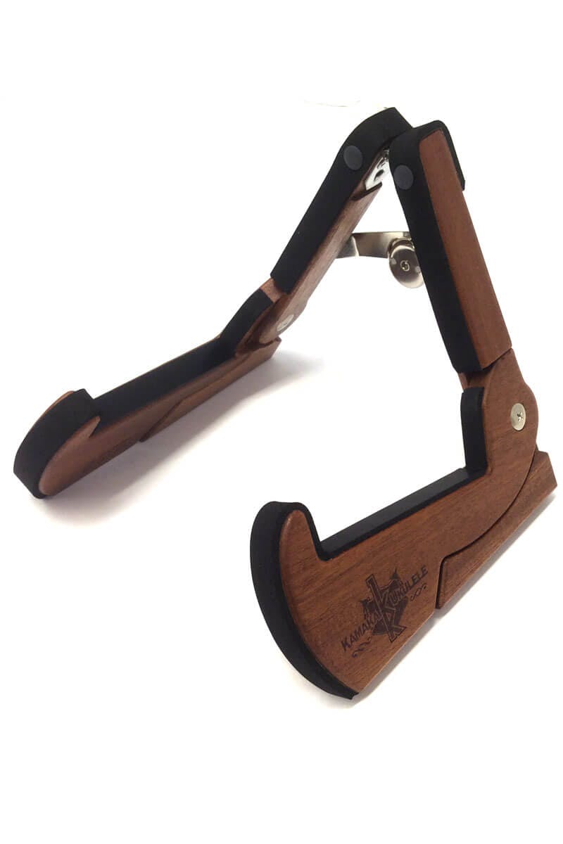 The kamaka wooden folding ukulele stand by cooperstands