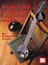Mel Bay Basic C6th Non Pedal Lapsteel Method Book/Online Audio