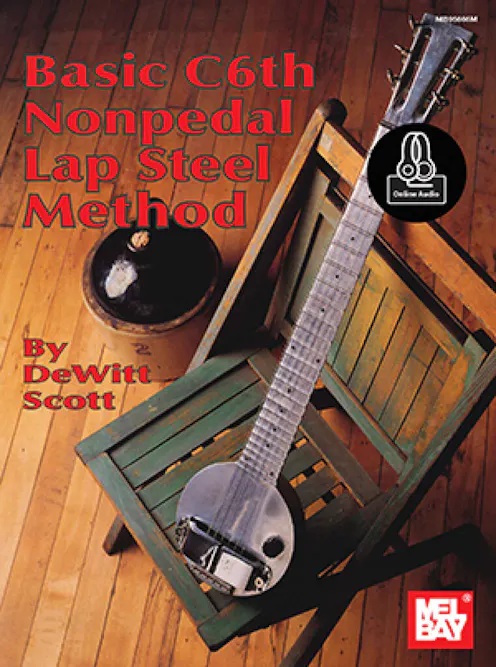 Mel Bay Basic C6th Non Pedal Lapsteel Method Book/Online Audio
