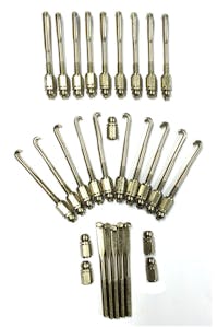 Golden Gate Flat hook and nut set