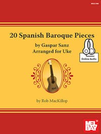 Rob MacKillop 20 Spanish Baroque Pieces Book/Online Audio