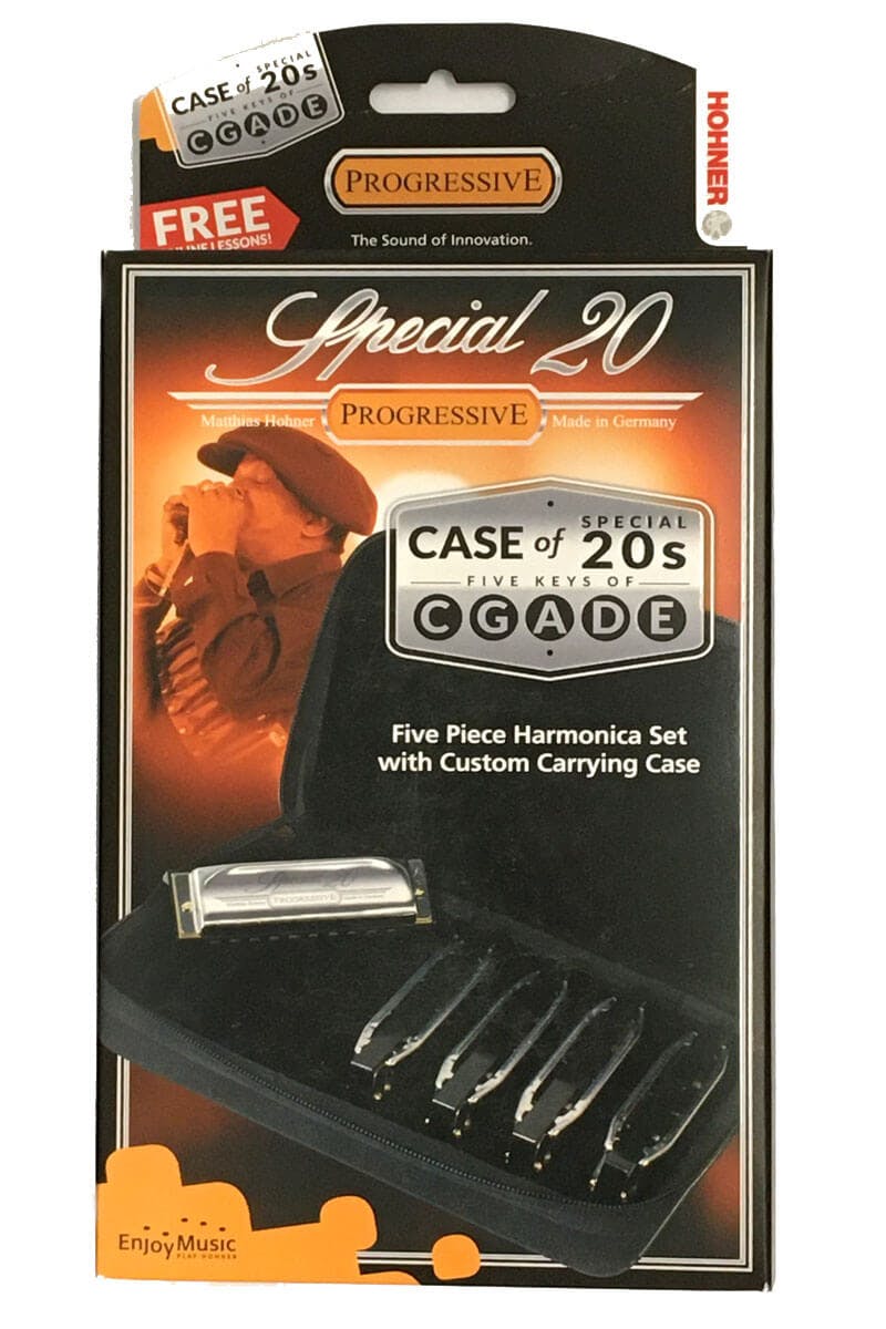 Hohner Case of 5 Special 20's in C G A D and E Diatonic Harmonica