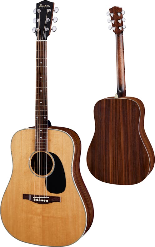 Eastman PCH2-D Acoustic Guitar with Gig Bag - Classic Finish