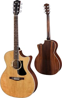 Eastman PCH2-GACE Electro Acoustic Guitar in Natural Finish with Padded Gig Bag