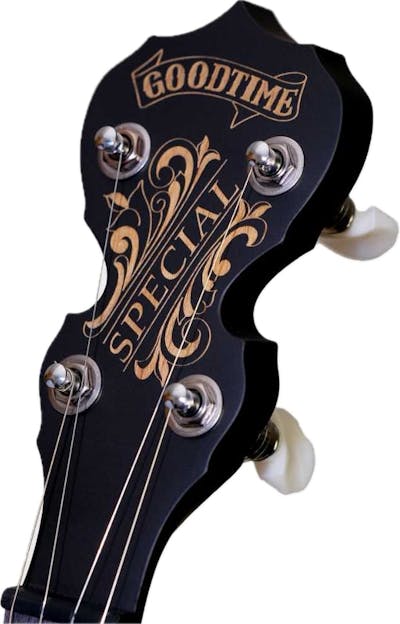 Deering Goodtime Blackgrass 5-String Banjo Natural Banjos