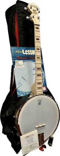 Deering Goodtime 19 Fret Jazz Tenor Banjo Starter Pack