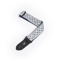 D'Addario Woven Ukulele Strap - Blue Flowers