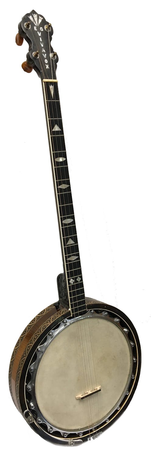 Emile Grimshaw Vivavox Plectrum Banjo with Hard Case