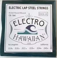 Asher Acoustic Hawaiian Lap Steel Strings C6 Set .014p .018p .022w .028w .034w .040w