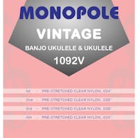 Monopole 1092V Vintage Nylon Ukulele Set