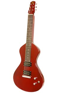 Asher Electro Hawaiian Junior Lap Steel in Trans Cherry Red with Deluxe Asher Gig Bag