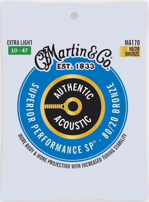 Martin MA170 Authentic Acoustic - SP - 80/20 Bronze Extra Light (10-47)