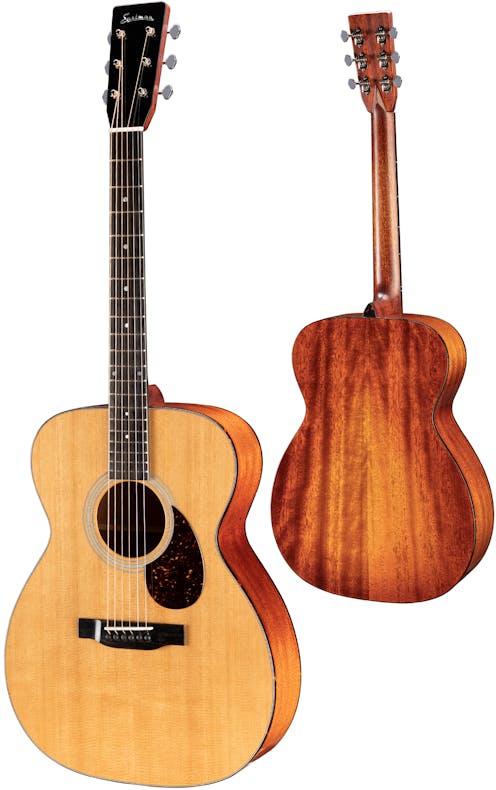 Eastman E6OM-TC Thermo Cured All Solid Orchestra Guitar with Deluxe Hard Case