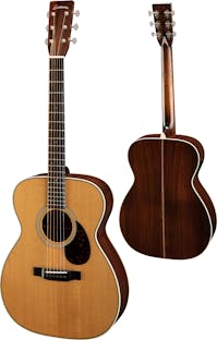 Eastman E8OM-TC Thermo Cured All Solid Orchestra Guitar with Deluxe Hard Case
