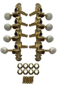 Leader Banjo Co GOLD 'F' Style Precision Geared Mandolin Machine Heads