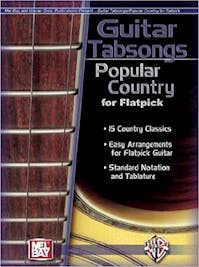 Mel Bay Guitar Tabsongs Popular Country for Flatpick