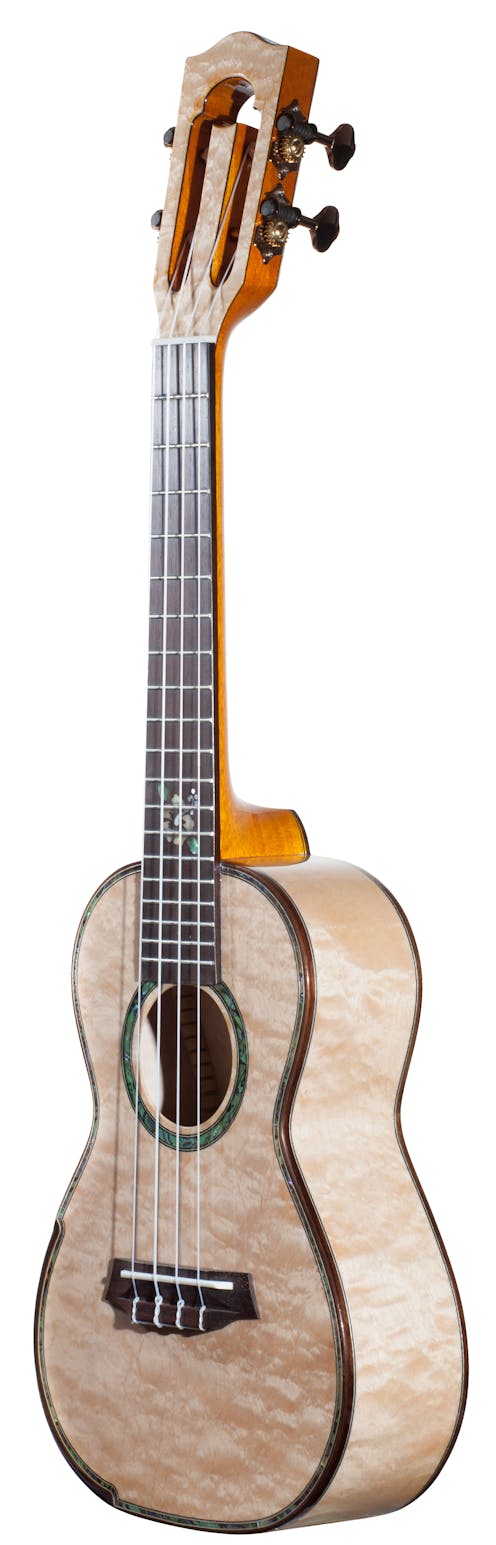 Ohana Limited Edition CK-450QEL Quilted Eucalyptus Concert Ukulele