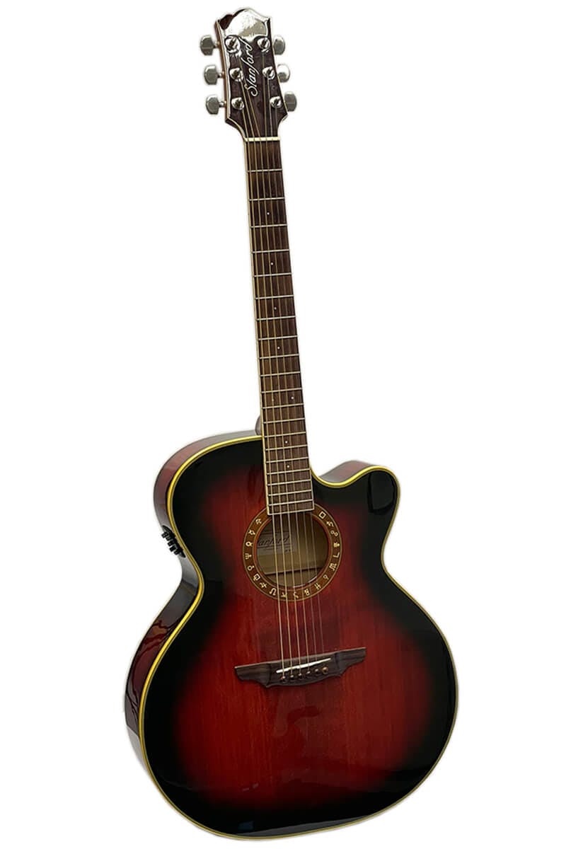 Stanford F1 STA Electro Acoustic Guitar with Gator Case Wider 45mm nut Commission Sale