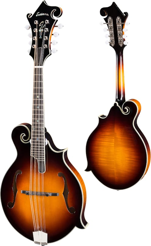 Eastman MD815 Sunburst Handcrafted F-Style Mandolin with Fitted Case