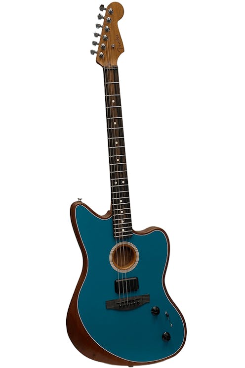 Fender American Acoustasonic Jazzmaster in Ocean Turquoise with Gig Bag - Commission Sale