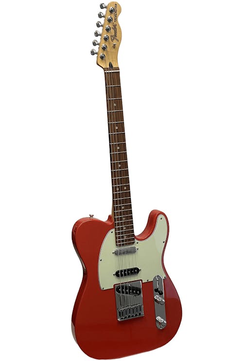 Fender Deluxe Nashville Telecaster in Fiesta Red with Fender Gig Bag - Commission Sale
