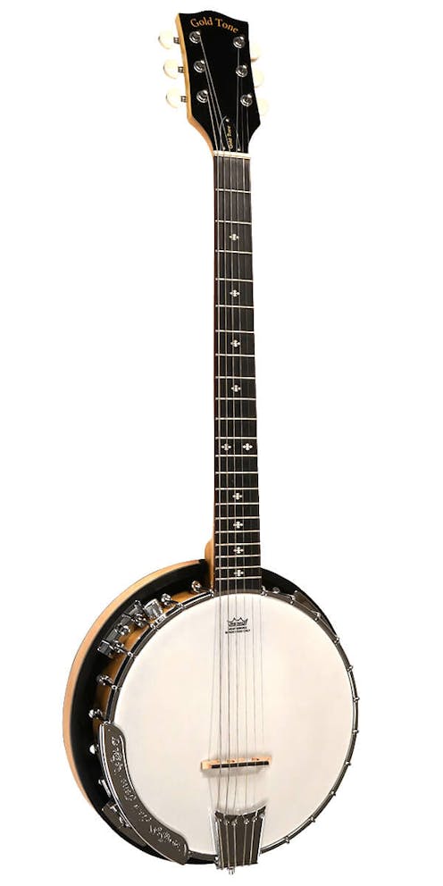 Gold Tone GT-500 Deluxe Banjitar 6 String Banjo with Gig Bag