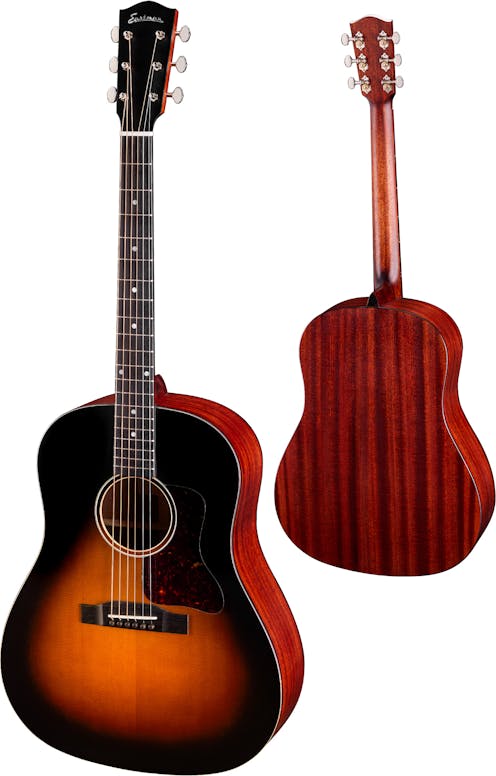 Eastman E1SS-SB Sloping Shoulders Dreadnought Acoustic Guitar with Gig Bag