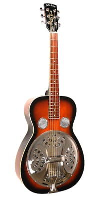 Gold Tone PBR Paul Beard Signature Series Round Neck Resonator with Hard Case