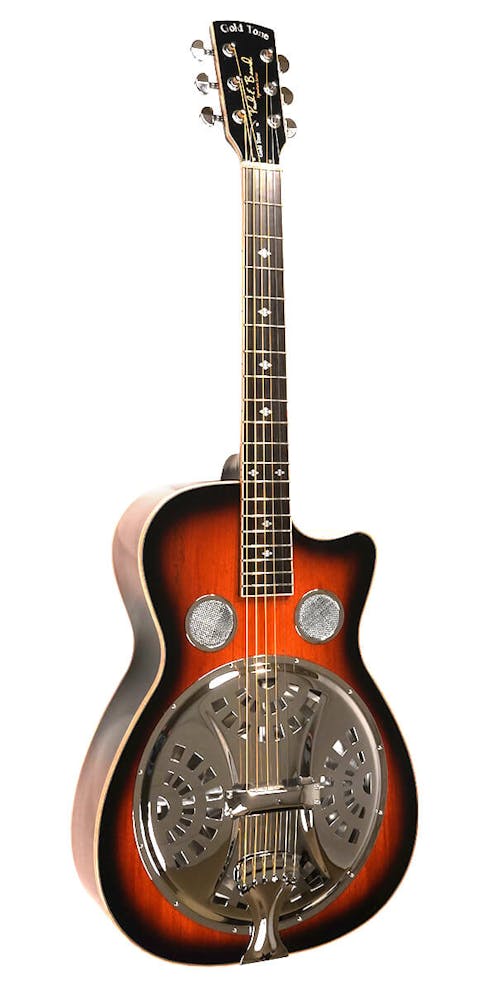 Gold Tone PBR-CA Paul Beard Signature Series Round Neck with Cutaway Resonator with Hard Case