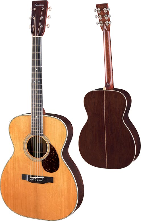 Eastman E20OM-MR-TC Madagascar Rosewood Orchestra Guitar with Hard Case