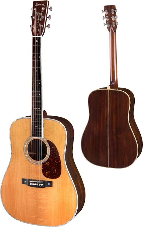 Eastman E40D-TC Dreadnought Thermo-Cured Acoustic Guitar with Hard Case