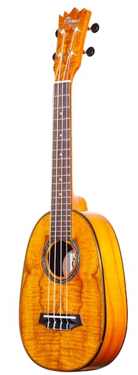 Ohana PKC-150SMO Pineapple Spalted Mango Concert Ukulele