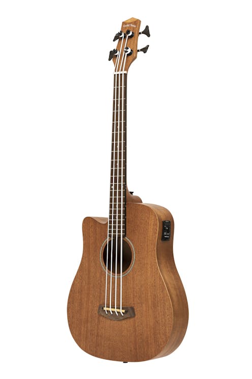 Gold Tone M-Bass 25-Inch Scale Acoustic Electric MicroBass with Gig Bag - Left Handed